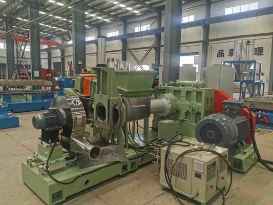 60HZ 110L Plastic Flake Pelletizing Line Plastic Recycling Granulator Machine