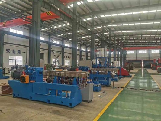60HZ 110L Plastic Flake Pelletizing Line Plastic Recycling Granulator Machine