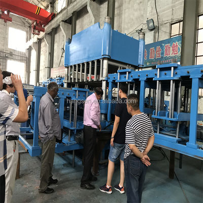 Frame Plate Rubber Vulcanizing Press 8KW 11KW Rubber Tile Making Machine