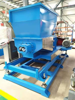 55Kw Tire Shredder Plastic Recycling Line For HDPE PP PE PET Polyester