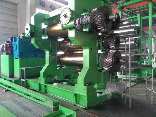 550mm Roll Rubber Calender Machine Two Roll Mill For Rubber Compounding