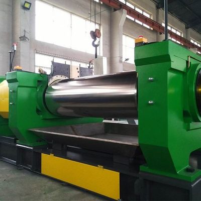 Silicone Rubber Mixing Mill Machine 55kw Two Roll Mill For Rubber Compounding