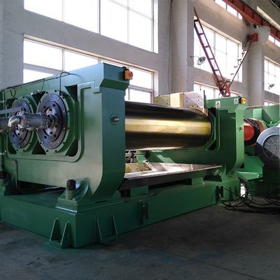 Silicone Rubber Mixing Mill Machine 55kw Two Roll Mill For Rubber Compounding