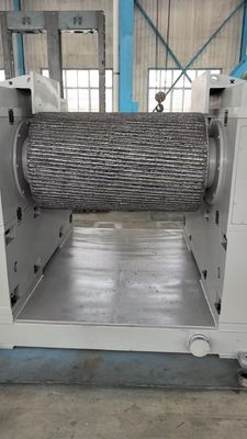 Recycling Waste Tires with LP-800 Shredder Model Rubber Powder Production Machine