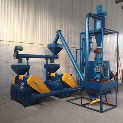 10 Mesh 60kg/H Tire Crusher 22KW Tyre Powder Making Machine
