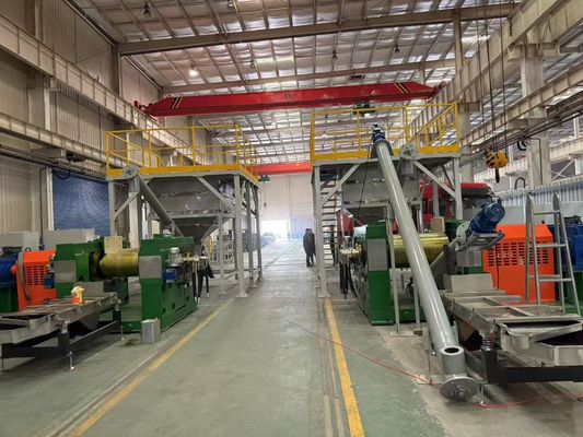 30-120mesh Power Size Waste Tire Recycling Line with LP-1200 Shredder Model Technology