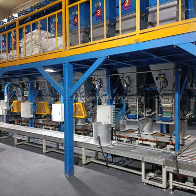 PLC Control System Plastic High Speed Mixer Weighing Batching Equipment